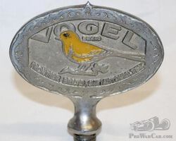 Vogel Frontier Belts of San Antonio TX Advertising Radiator Mascot