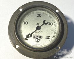Smiths oil pressure gauge
