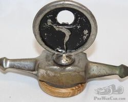 1925 Speed Nymph Figural Moto Meter Style Radiator Mascot Hood Ornament