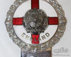 Gaunt England Radiator Badge License Plate Topper