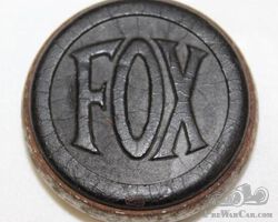 Fox Motor Car Co Radiator Emblem Badge