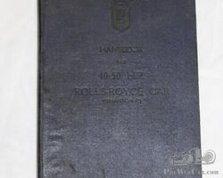 Handbook for the Rolls Royce Phantom I 40-50HP