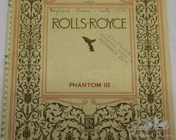 1937 Rolls Royce Phantom III Sales Brochure