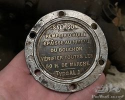 small plate for rear axle (SALMSON AL3)