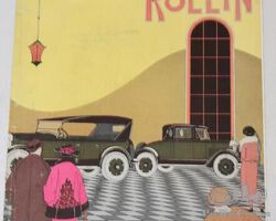 1924-1927 The Rollin Motors Co of Cleveland Sales Brochure Book