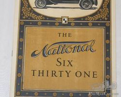 1923 National Six-Thirty One Sales Brochure Book