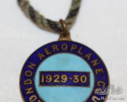 1929-1930 London Aeroplane Club Advertising Fob