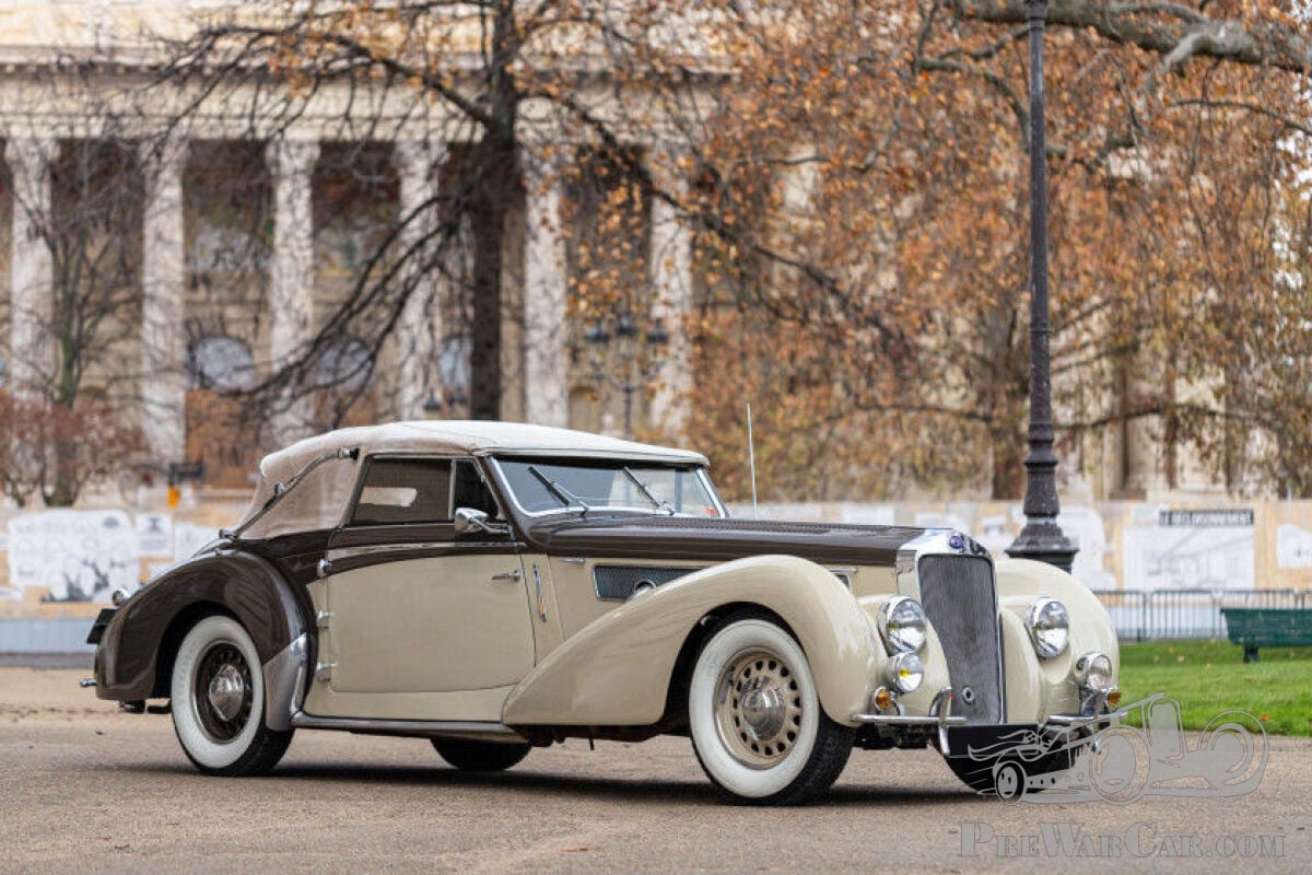 Car Delage D8 120 1938 for sale - PreWarCar
