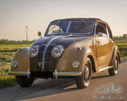 1938 Adler 2.5 L Type 10 Cabriolet par Karmann | Artcurial | Salon Rétromobile 2023