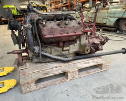 1928 Cadillac engine and transmission