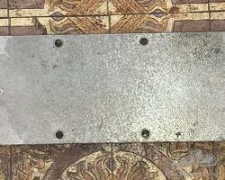Cambox lid stamped 384 (needs repair) Molsheim