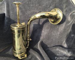 1900's horn E.TESTE full brass, perfect condition, same manufacturer of Testophone