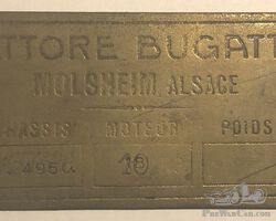 Original chassis plate