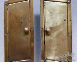 Pair of brass Scuttle Vents