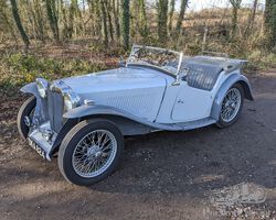 A Beautiful MG TA with correct MPJG Engine