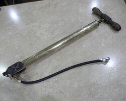 Lovely brass age tyre pump