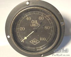 Aric 0-100 oil pressure gauge