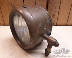 L'Eclaireur C46 side lamp with wood handle