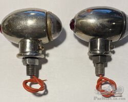 Pair side lights similar to Lucas King of the Road / Powell & Hanmer.