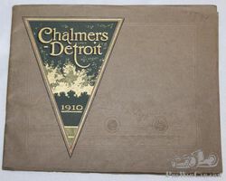 1910 Chalmers-Detroit Motor Car Co Model 30 & 40 Sales Brochure Book