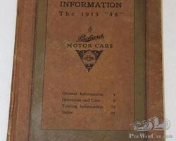 1913 Packard Motor Car Co Model 48 Information Manual Book