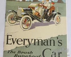 1909-1912 Brush Runabout "Everyman's Car" Sales Brochure Book