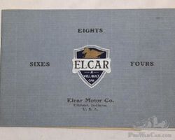 1925-1926 Elcar Motor Car Co Sales Brochure Book