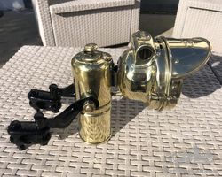 LUXOR carbide motorcycle headlight