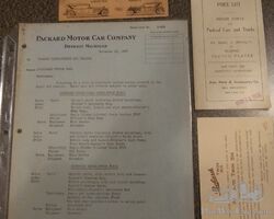 A Nice Group of 1908-1928 Original Packard Literature