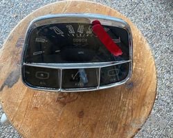 Smiths dashboard with speedo , oil, fuel and amp gauges
