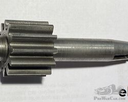 Scavenge pump gear and shaft