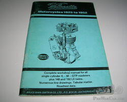Velocette motorcycle manual 1925 - 1952