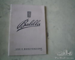 instruction book fiat balilla