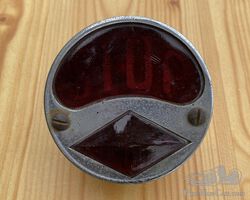 STOP tail light