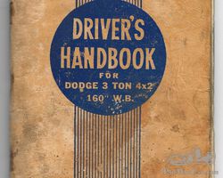 Dodge 3 ton 160 W.B. handbook 1945