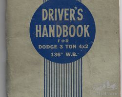 Dodge 3 ton 136 W.B handbook 1945