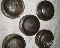 Set of 5 French Wheel Nuts Spinners