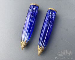 pair of car interior flower holders.