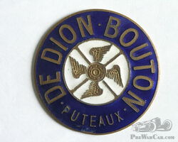 De Dion Bouton Radiator Badge