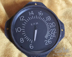S. Smith and Sons 6 inch rev counter aero engine special