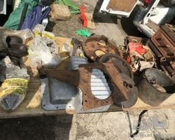 1937 MG TA engine and gearbox.