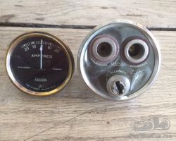 Amp meter and switch
