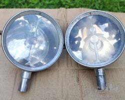 Paire phares Marchal cyclecar 20 cm Amilcar Bugatti Salmson