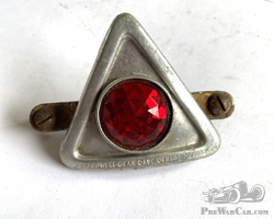 Vintage Speedwell Gear Case Co. Rear Triangle Glass Reflector Bicycle Motorcycle