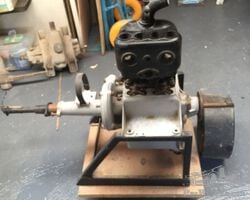 A very early Clement Bayard two cylinder Engine