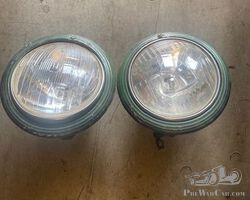 One pair of sealed beam Marchall headlights