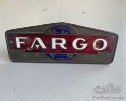 Fargo truck radiatorbadge