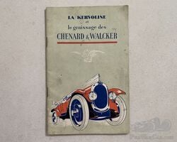 Chenard & Walcker user's manual