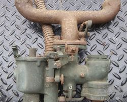 Model T Ford Accessory Rayfield L2P Racing Brass Carburetor and Manifold