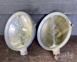 Vintage 1920’s Marchal 20cm Car Lamps. For Bugatti, Amilcar etc